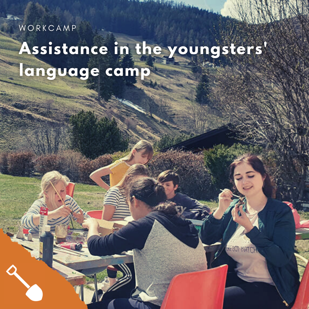 Assistance in the youngsters' language camp at Saint Bernard (Liddes, VS)